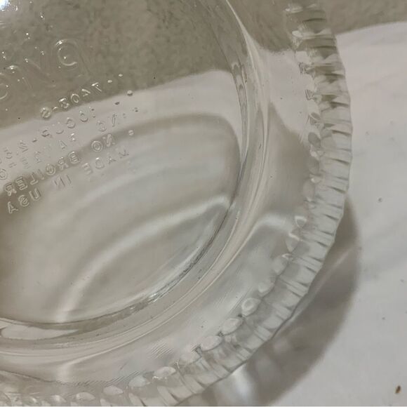 Pyrex 7403-S Ribbed Clear Glass Mixing Bowl 10 Cup 2.5L Capacity Made in USA - Picture 7 of 7